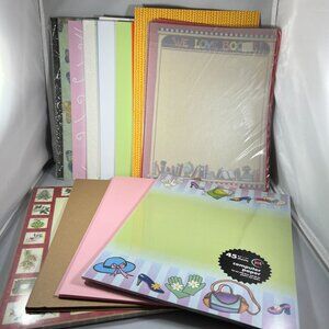 4+ lbs Assorted Decorative & Themed 8.5" X 11" Computer Paper Set  45 Sheets (B)